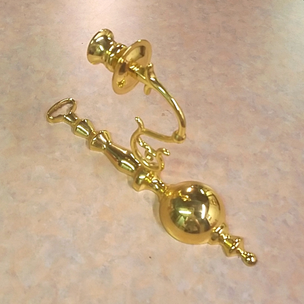 Brass Candle Sconce